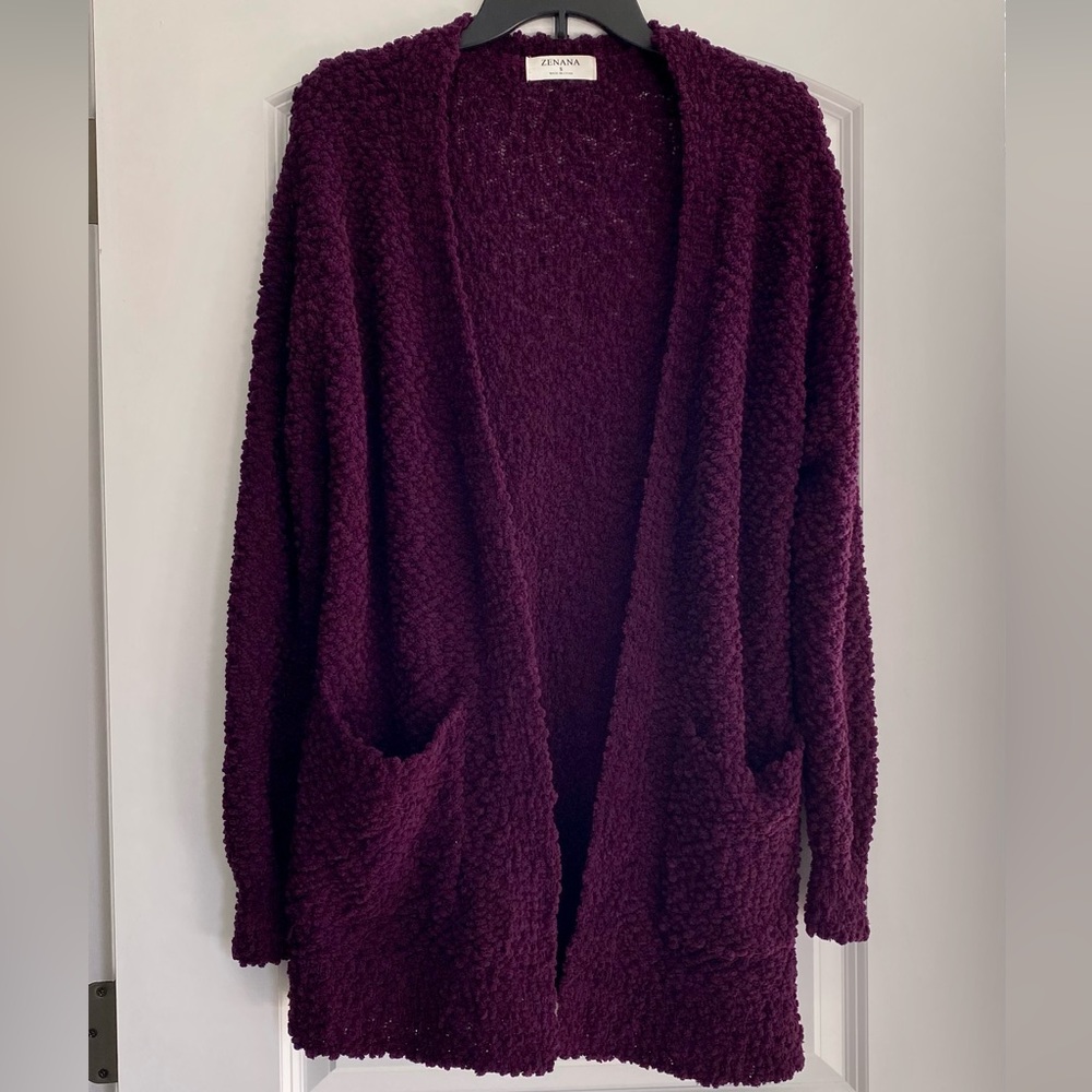 Zenana Popcorn Cardigan